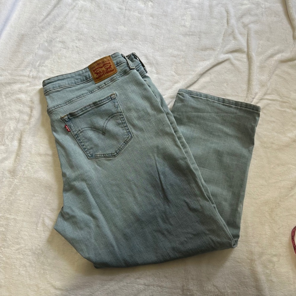 Levis‎ Boyfriend Jeans Womens 22W Light Wash Denim Mid Rise Straight Leg Casual
